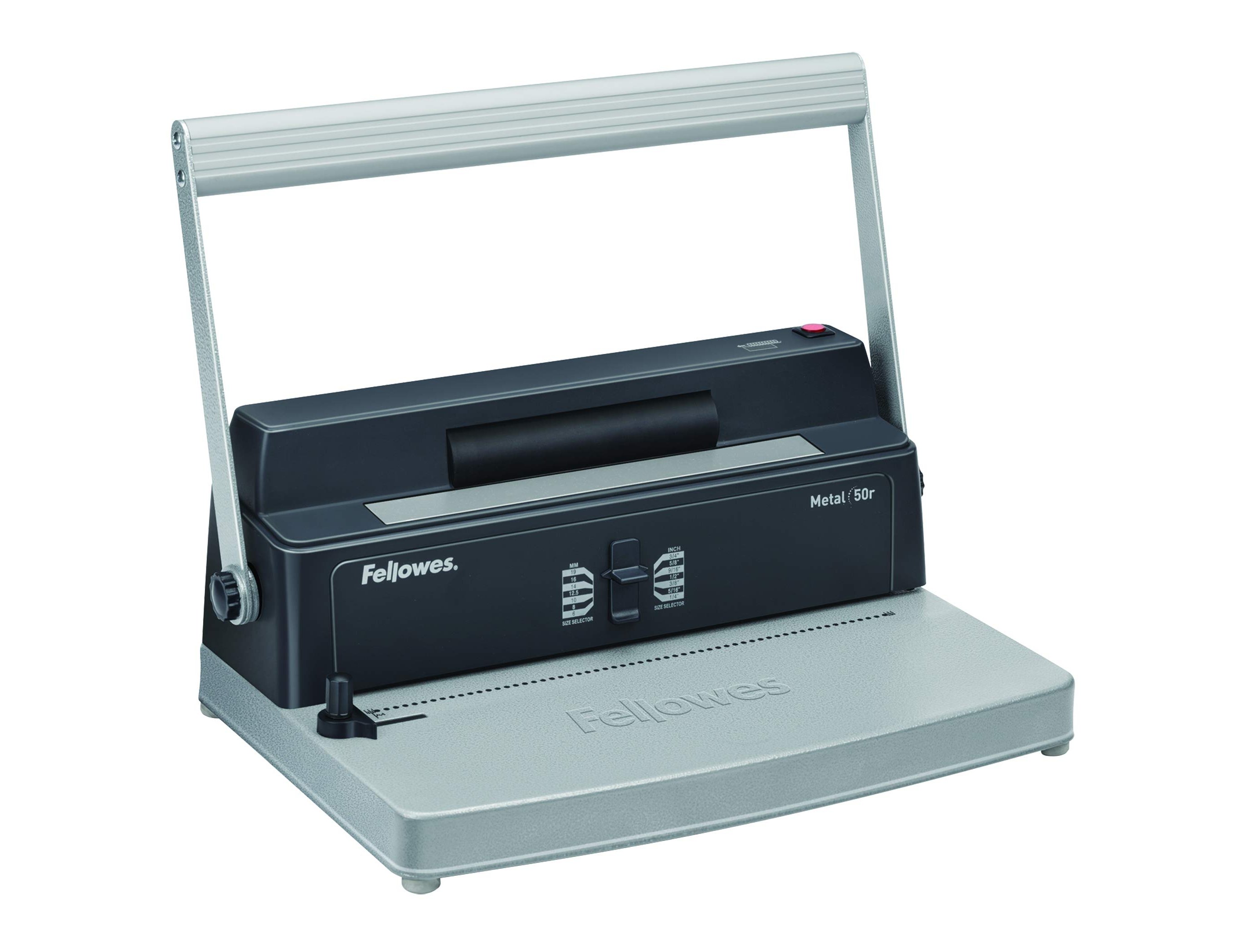 Encadernadora fellowes para espiral metalica perfura 12 folhas formato din a4 encaderna ate 450 folhas inclui alicates d ( Imagem 3 de 6 ) - Preview