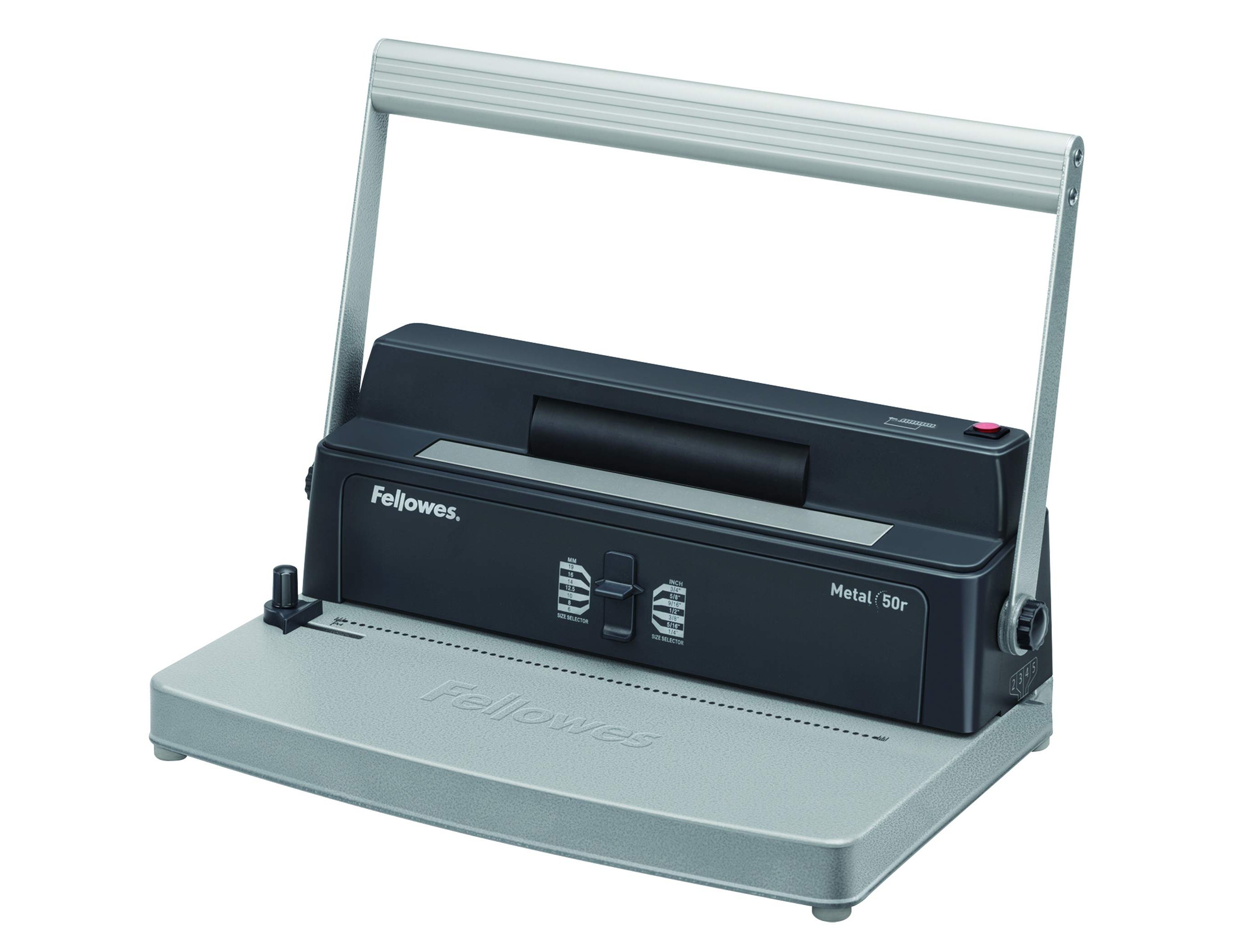 Encadernadora fellowes para espiral metalica perfura 12 folhas formato din a4 encaderna ate 450 folhas inclui alicates d ( Imagem 4 de 6 ) - Preview