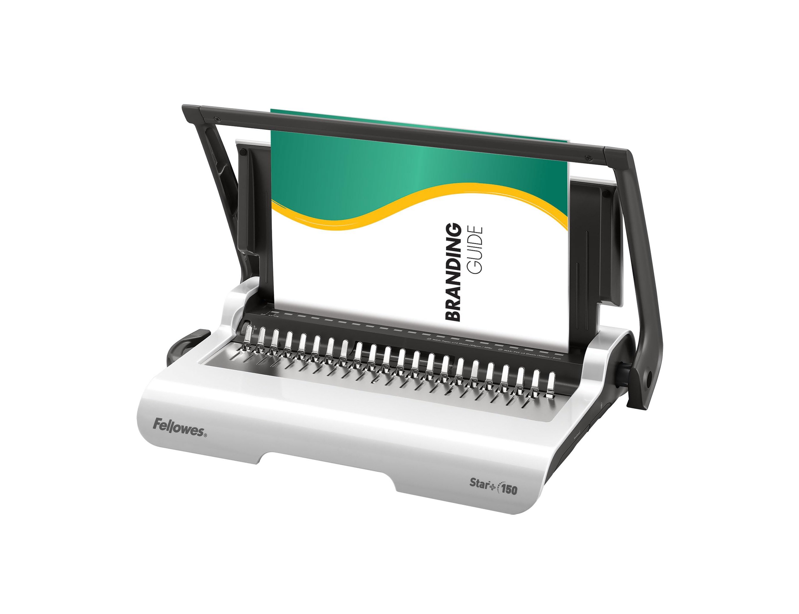 Encadernadora fellowes star+150 perfura 15 folhas formato din a4 encaderna ate 150 folhas ( Imagem 3 de 10 ) - Preview