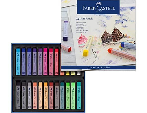 Giz Pastel Faber Castell Estojo Cartão 24 Cores Sortidas ( Imagem 3 de 6 ) - Preview