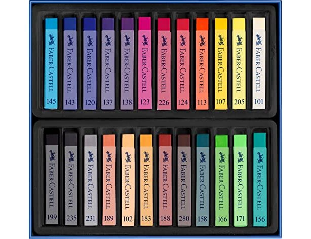 Giz Pastel Faber Castell Estojo Cartão 24 Cores Sortidas ( Imagem 4 de 6 ) - Preview
