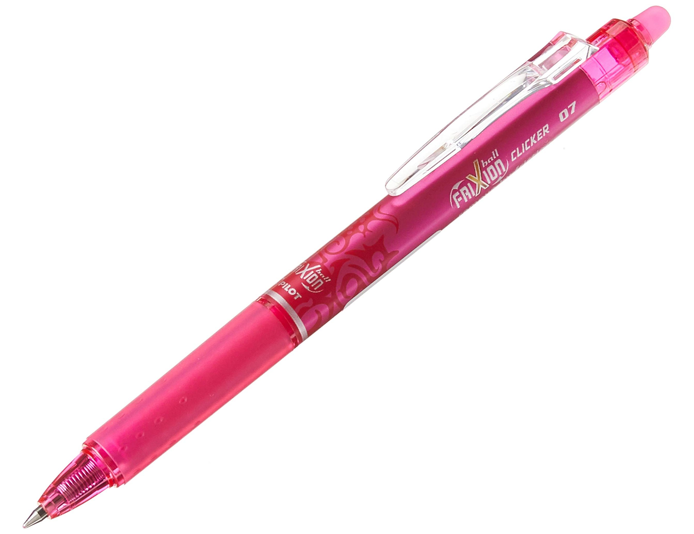 Esferografica pilot frixion clicker apagavel 0,7 mm cor rosa em blister (12 unidades) ( Imagem 3 de 6 ) - Preview