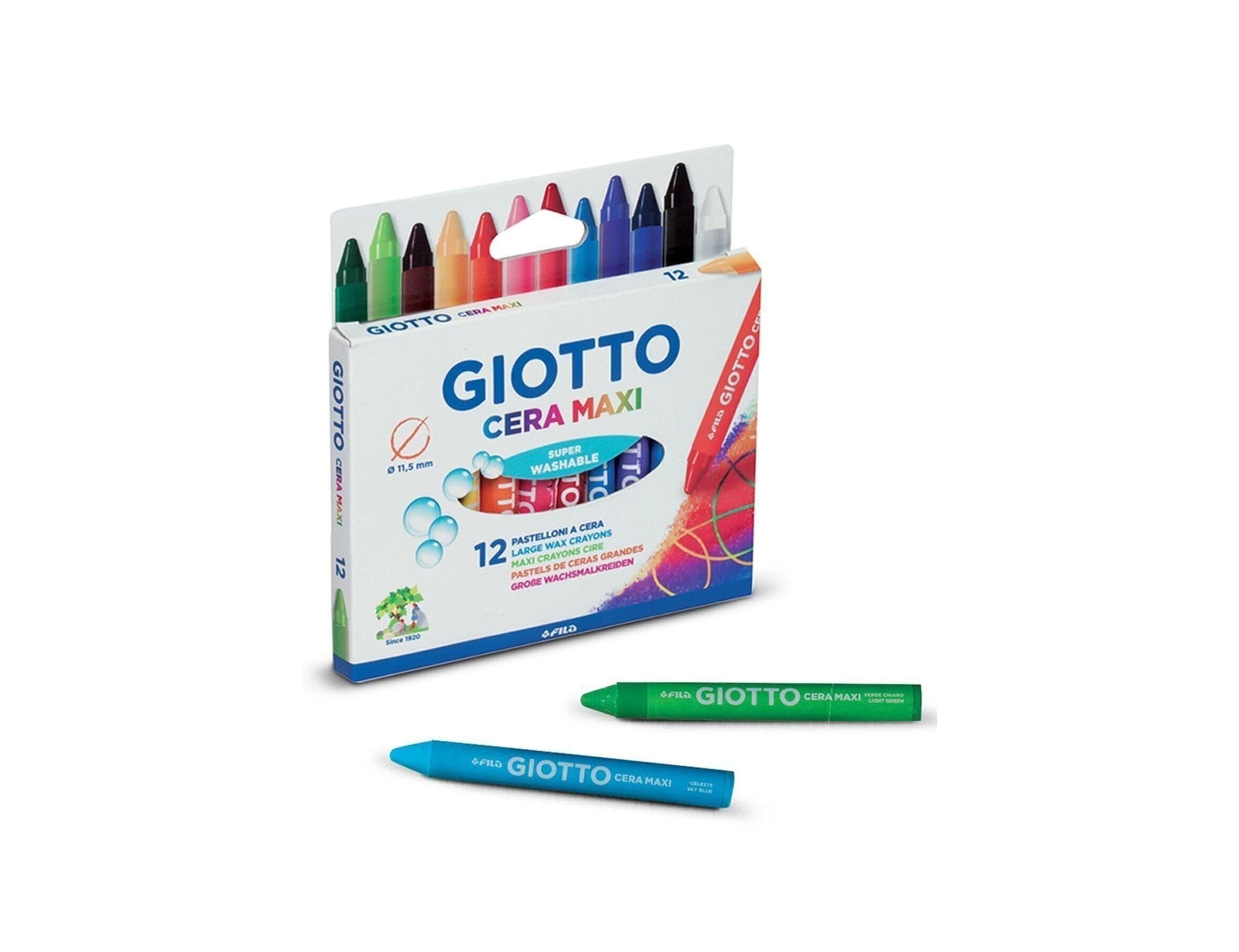 Giiotto Maxi Crayons Box with 12 Colors ( Imagem 3 de 3 ) - Preview