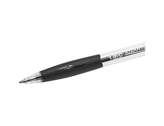 Esferografica bic atlantis preto retratil tinta oleo ponta de 1 mm (12 unidades) ( Imagem 4 de 4 ) - Preview