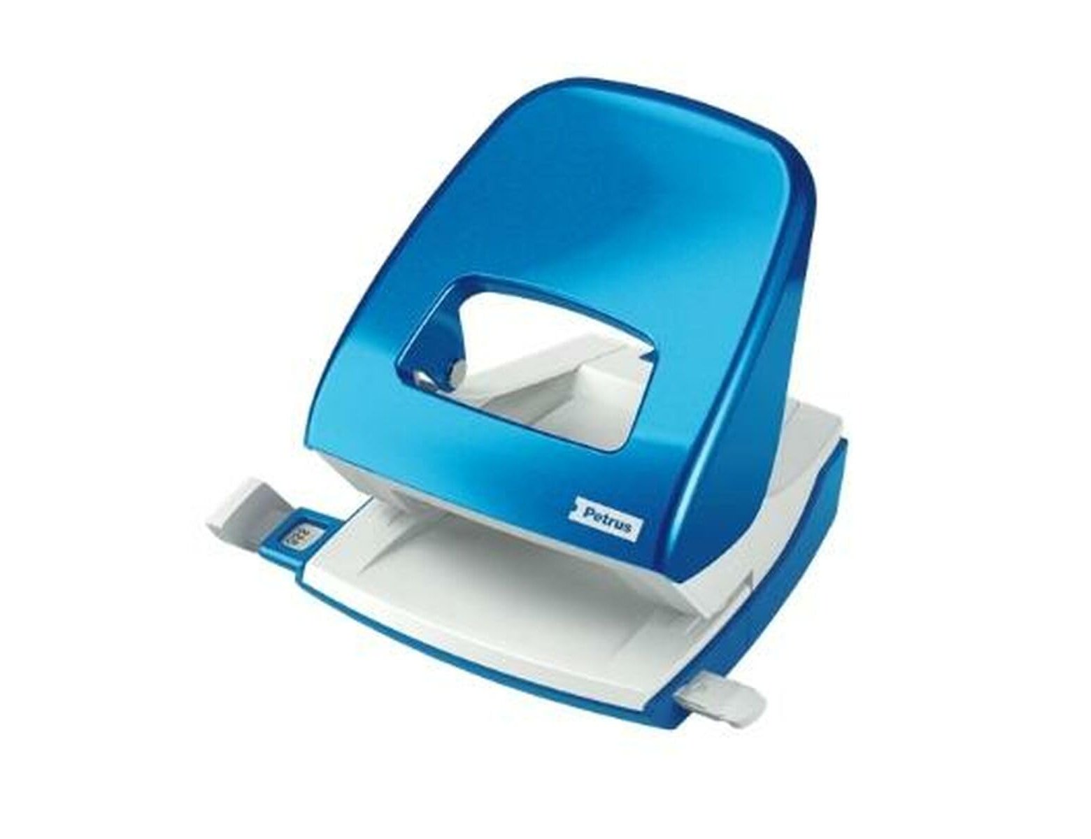 Furador petrus 62 wow azul metalizado capacidade 30 folhas ( Imagem 3 de 3 ) - Preview