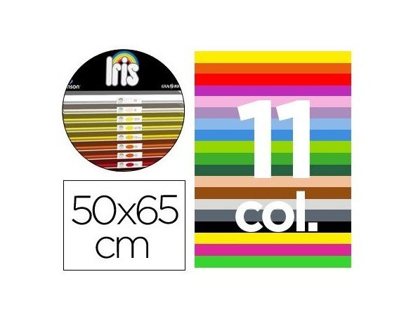 Cartolina guarro 50x65 contem /'b/' 25 folhas x 11 cores ( Imagem 3 de 3 ) - Preview