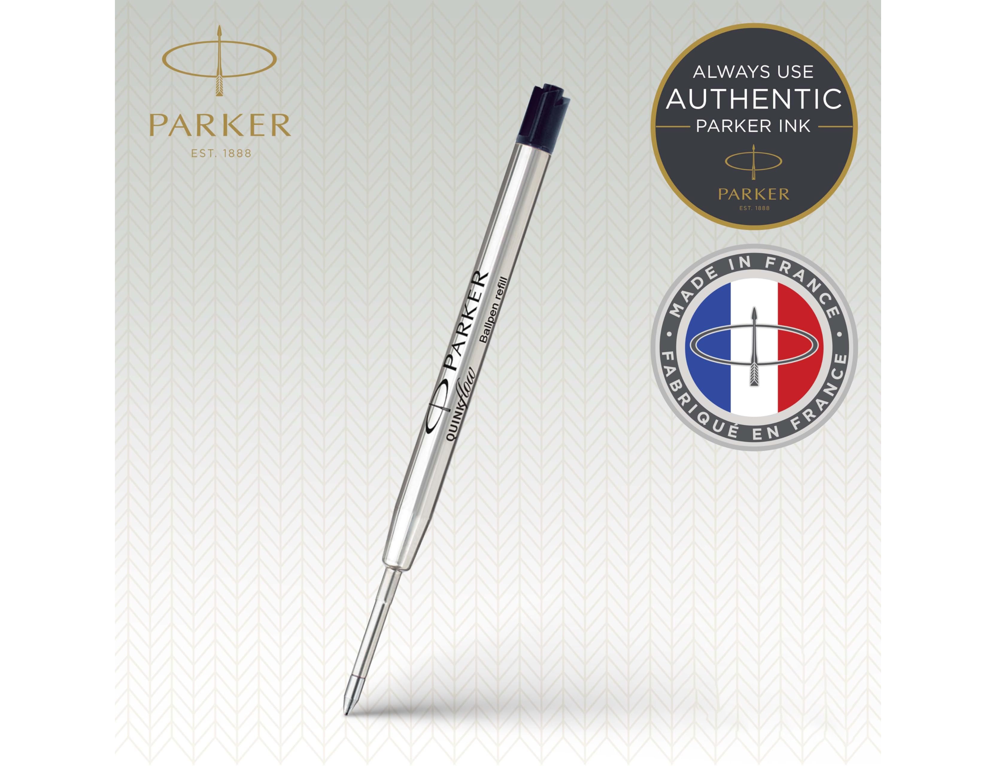 Parker medium black ballpoint pen refills (12 units) ( Imagem 4 de 5 ) - Preview