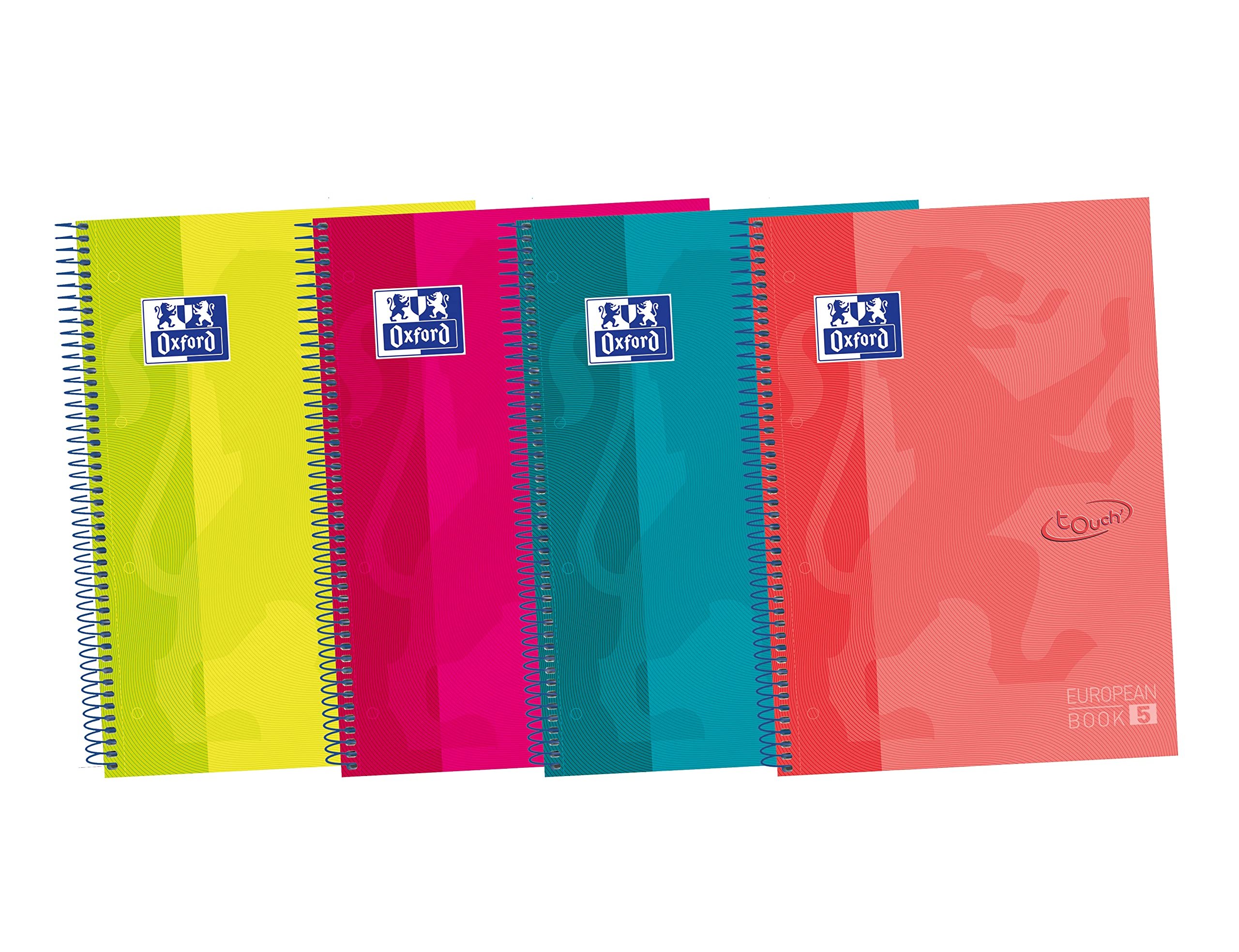 Caderno Espiral Oxford A4 Pautado Cores Sortidas - Capa Extradura Touch ( Imagem 4 de 9 ) - Preview