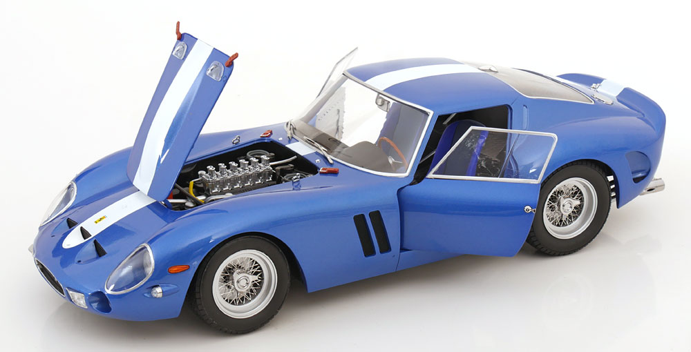 KK Ferrari 250 GTO 1962 Metallic Blue 1:12 Scale ( Imagem 2 de 3 ) - Preview
