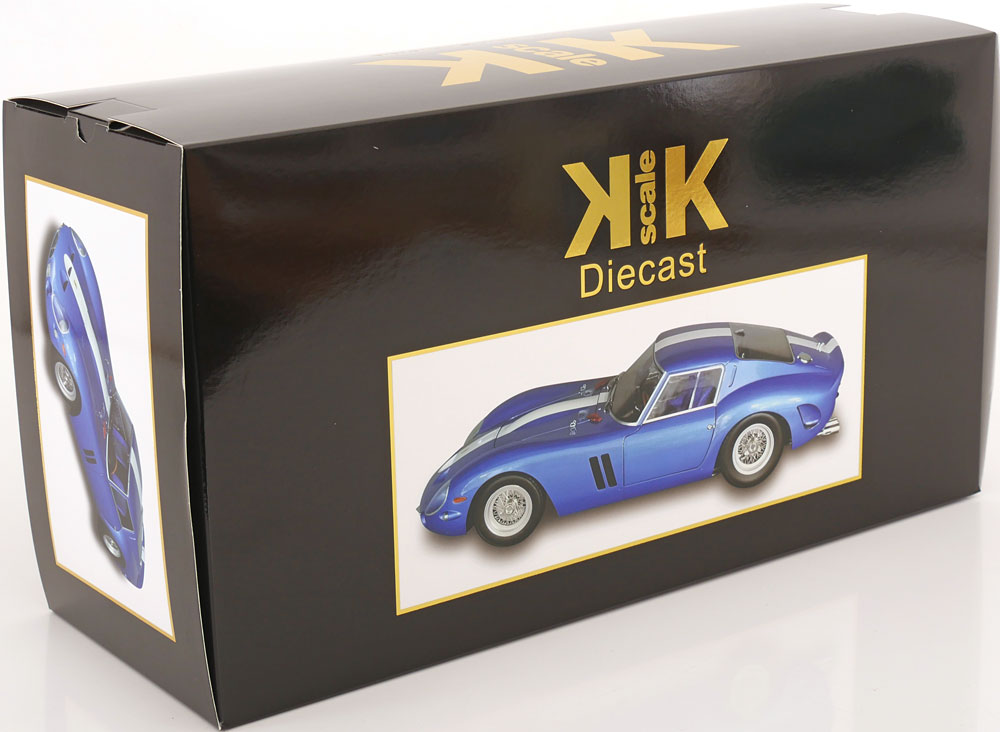 KK Ferrari 250 GTO 1962 Metallic Blue 1:12 Scale ( Imagem 3 de 3 ) - Preview