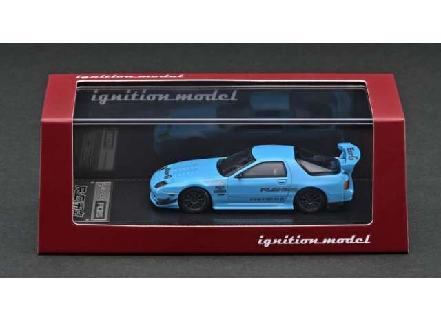 Ignition Model Mazda RX-7 (FC3S) RE Amemiya Light Blue 1:64 ( Imagem 2 de 2 ) - Preview
