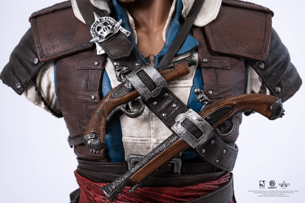 ASSASSINS CREED BLACK FLAG Edward Scale Bust 1/4 19.7m ( Imagem 3 de 3 ) - Preview