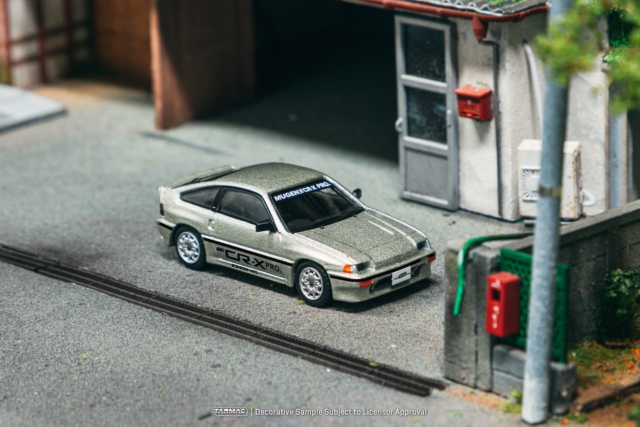 Tarmac Works Honda Ballade Sports Mugen CR-X Pro silver 1:64 ( Imagem 2 de 2 ) - Preview