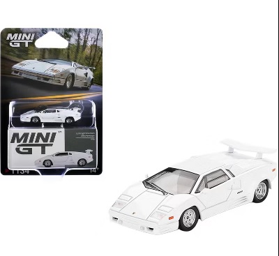 Mini GT Lamborghini Countach 25th Anniversary White 1:64 ( Imagem 3 de 3 ) - Preview