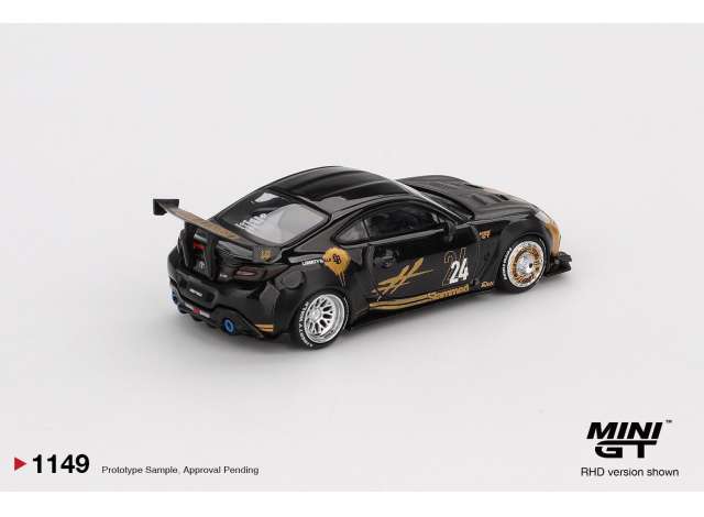 Mini GT Toyota GR86 LB-Nation Black/Gold 1:64 ( Imagem 2 de 2 ) - Preview