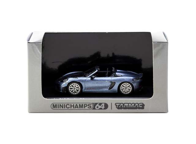 MINICHAMPS X Tarmac Works Porsche 718 Spyder RS Vanadium Grey 1:64 ( Imagem 2 de 2 ) - Preview