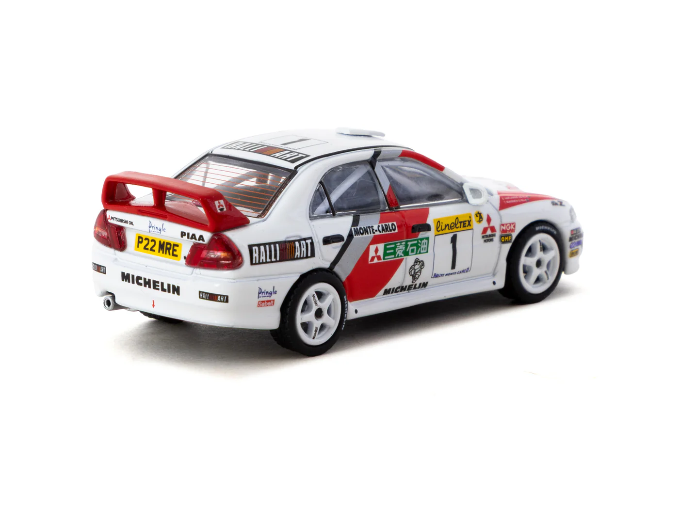 Tarmac Works Mitsubishi Lancer Evolution IV Rallye Monte-Carlo 1997 1:64 ( Imagem 3 de 3 ) - Preview