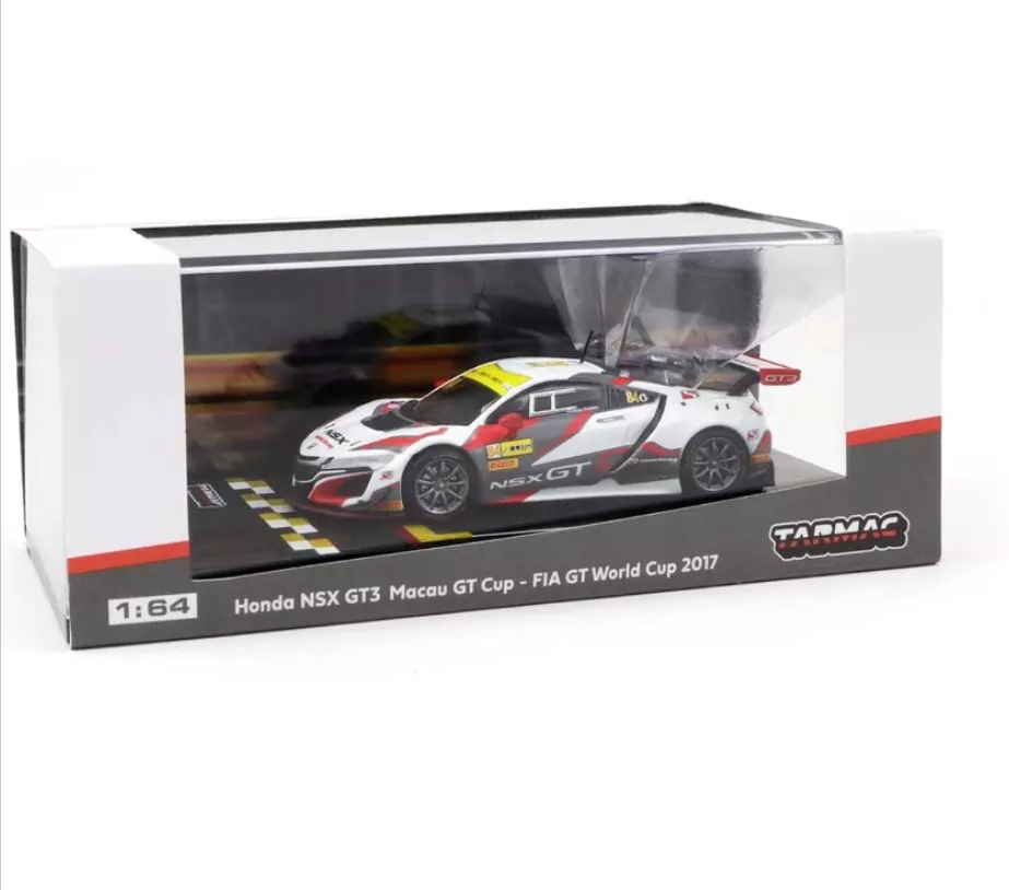 Tarmac Works Honda NSX GT3 Macau GT Cup FIA GT World Cup 2017 1:64 ( Imagem 3 de 3 ) - Preview