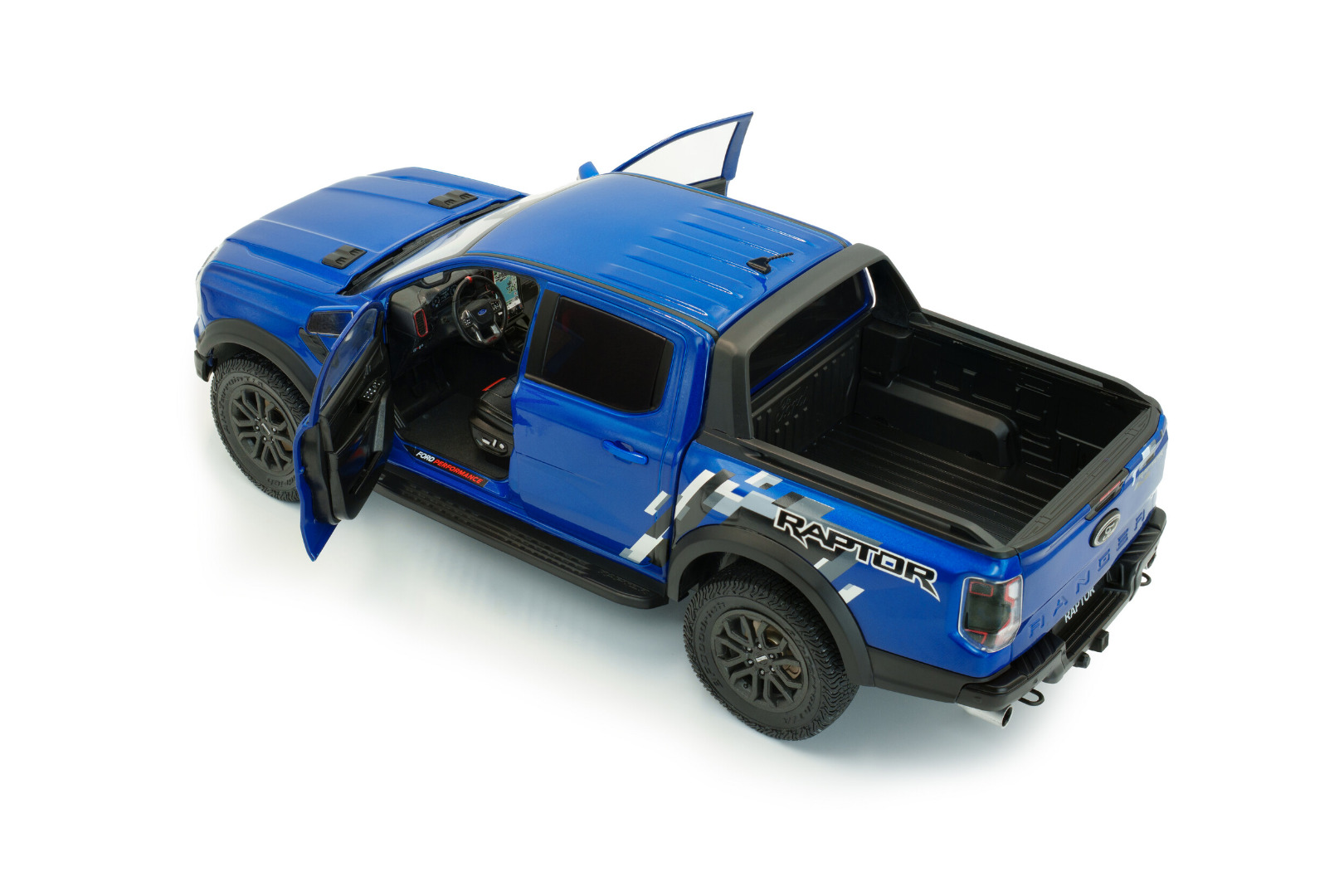 Solid Ford Ranger Raptor 2021 Blue 1/18 ( Imagem 3 de 4 ) - Preview