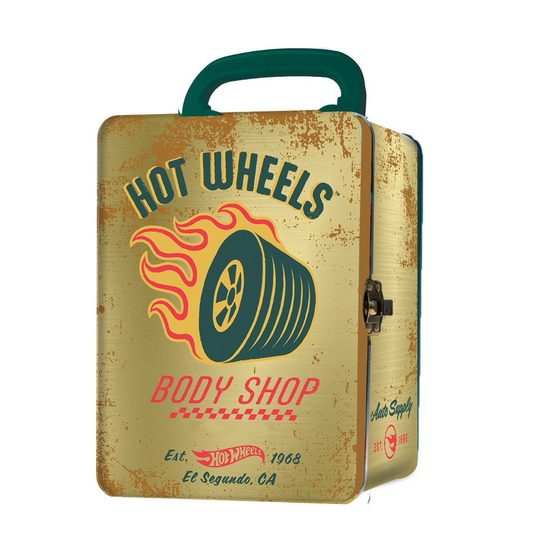 Hot Wheels Legends Vintage Tin Car Storage Case Body Shop ( Imagem 2 de 2 ) - Preview