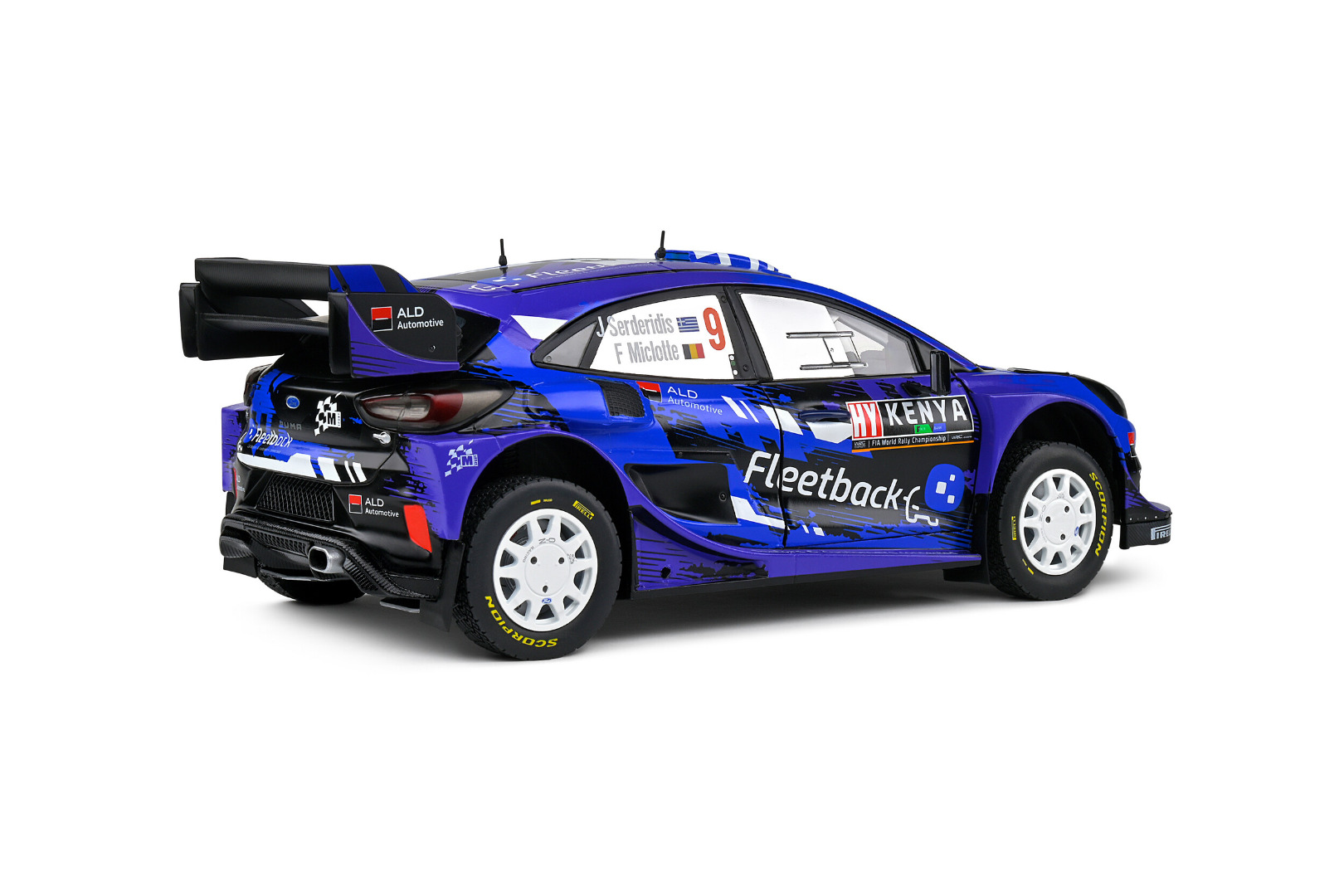 Solido Ford Puma Rally1 WRC Safari Rally Kenya 2022 #9 Serderidis/Miclotte ( Imagem 3 de 4 ) - Preview