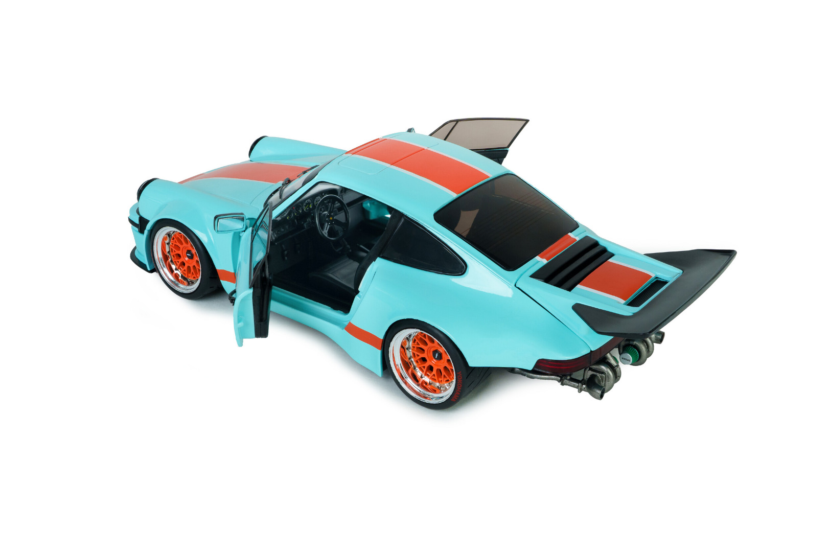 Solido Porsche 911 KS-R by Khyzyl Saleem 2026 Azul/Laranja 1/18 ( Imagem 3 de 4 ) - Preview