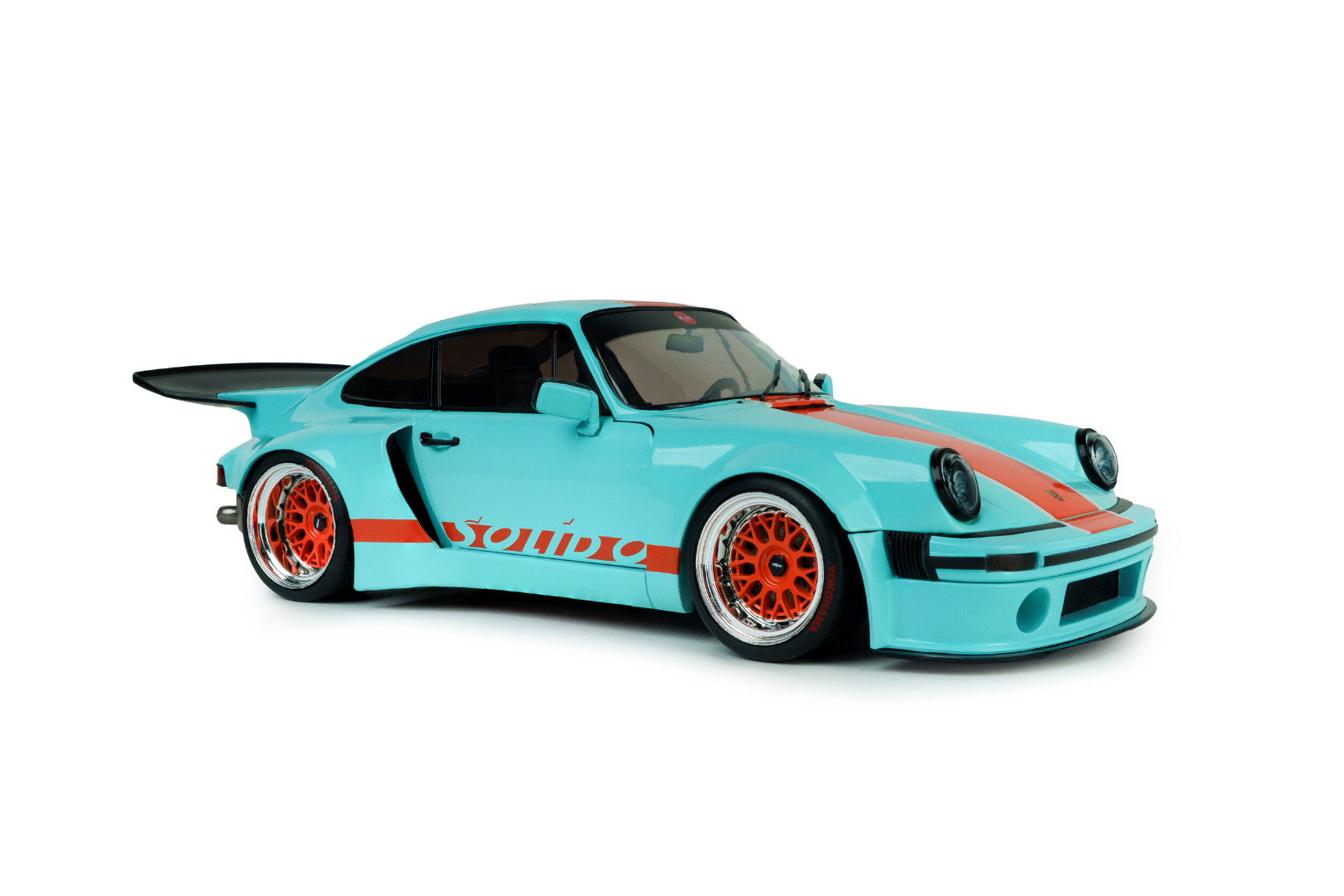 Solido Porsche 911 KS-R by Khyzyl Saleem 2026 Azul/Laranja 1/18 ( Imagem 4 de 4 ) - Preview
