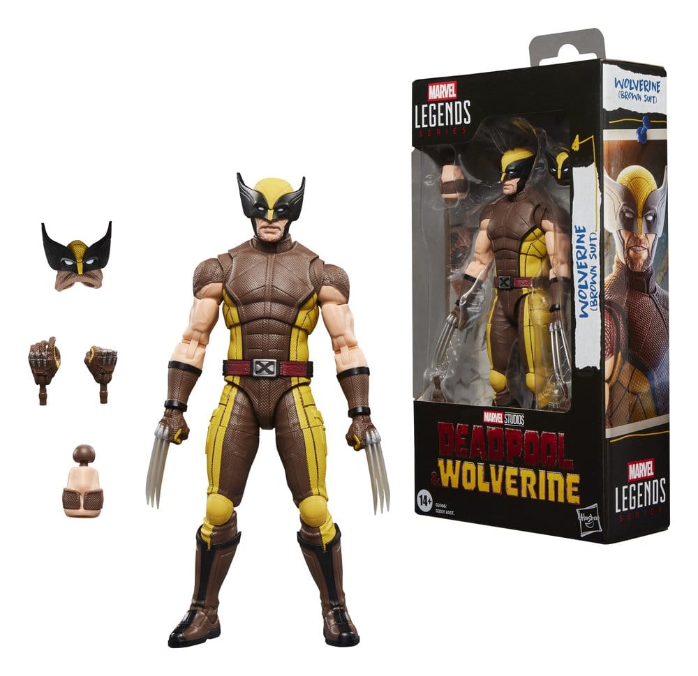 Deadpool & Wolverine Marvel Legends Action-Figure Wolverine (Brown Suit) 15 ( Imagem 3 de 3 ) - Preview