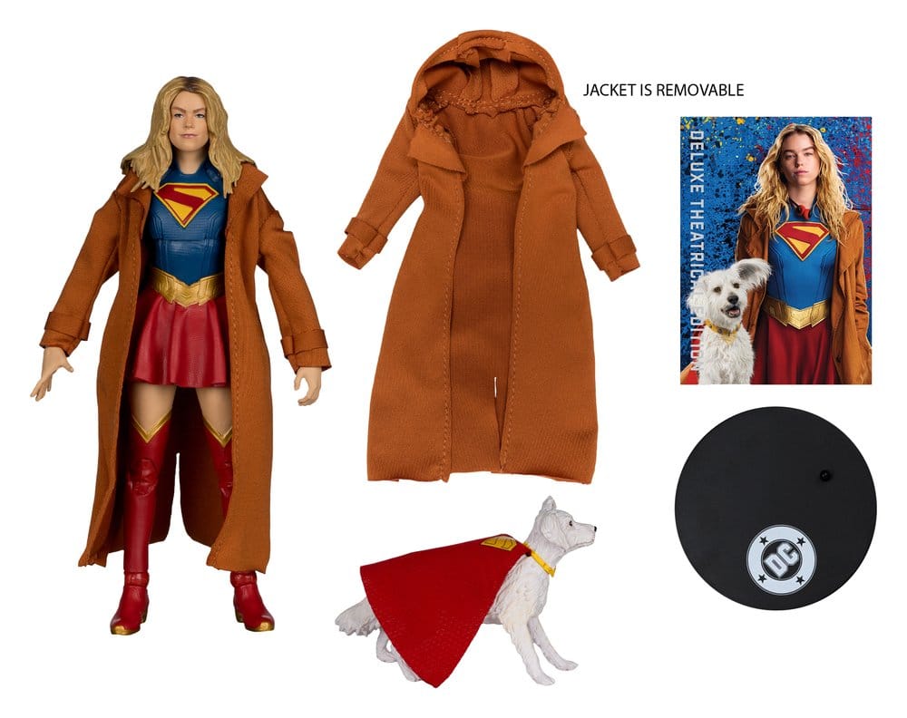 Supergirl (2026) Theatrical Deluxe Action-Figure Supergirl & Krypto Gold La ( Imagem 2 de 3 ) - Preview