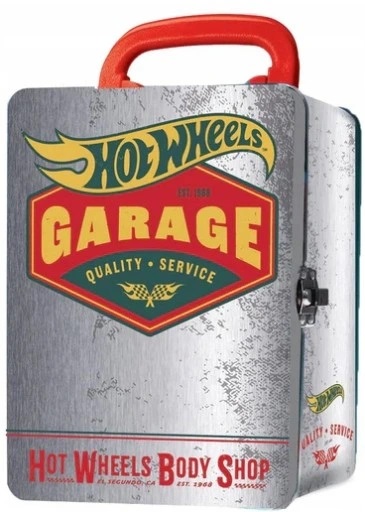 Hot Wheels Metallic Collector Storage Case Silver Hot Wheels Body Shop ( Imagem 2 de 2 ) - Preview