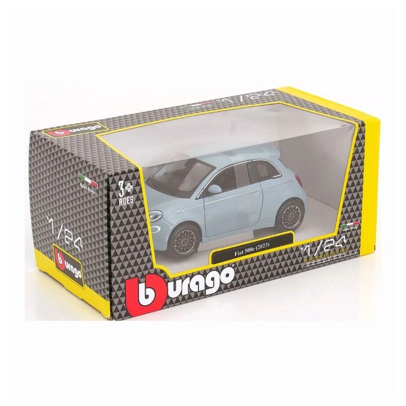Bburago Fiat 500E (2023) Azul Claro 1:24 ( Imagem 2 de 2 ) - Preview