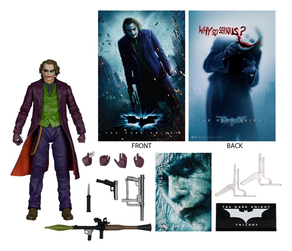 The Dark Knight DC Multiverse Deluxe Theatrical Edition Action-Figure Joker ( Imagem 4 de 4 ) - Preview