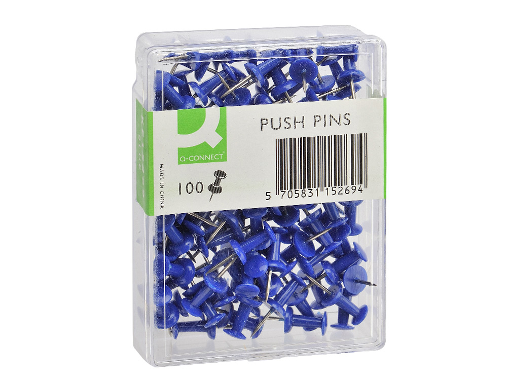 Blue safety pins, box of 100 units. ( Imagem 2 de 2 ) - Preview