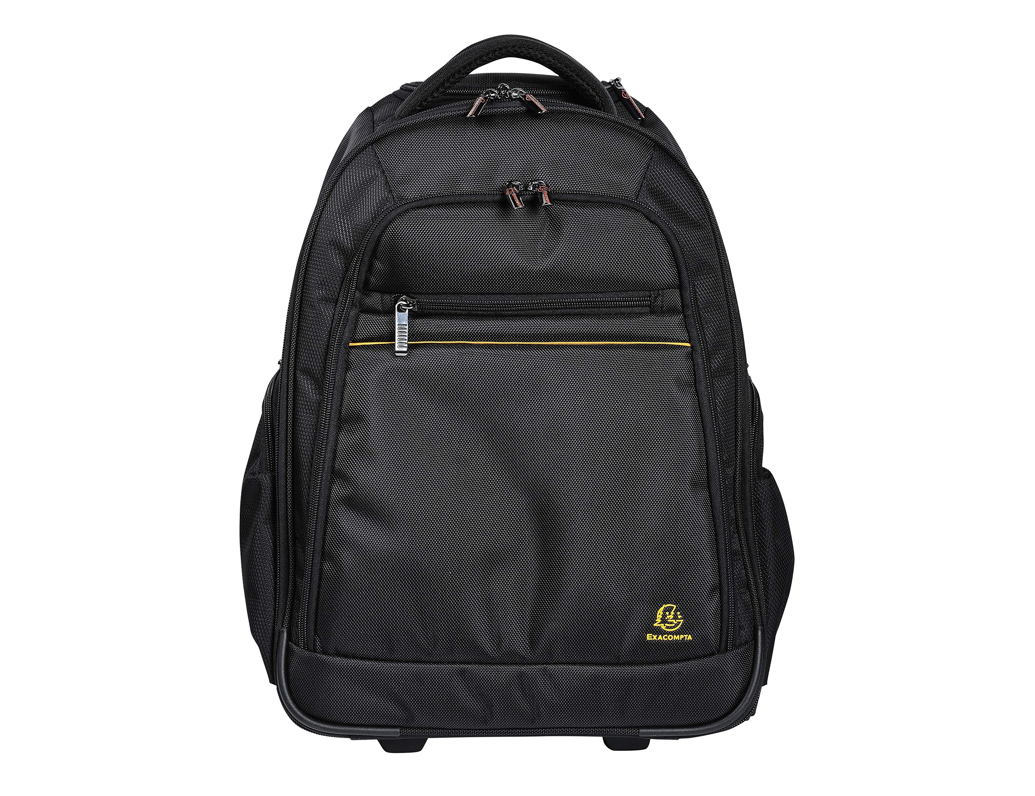 Mochila para portatil exacompta exactive exabusiness ate 15.6/' com rodas e asa telescopica preta 370x240x540 mm ( Imagem 3 de 9 ) - Preview