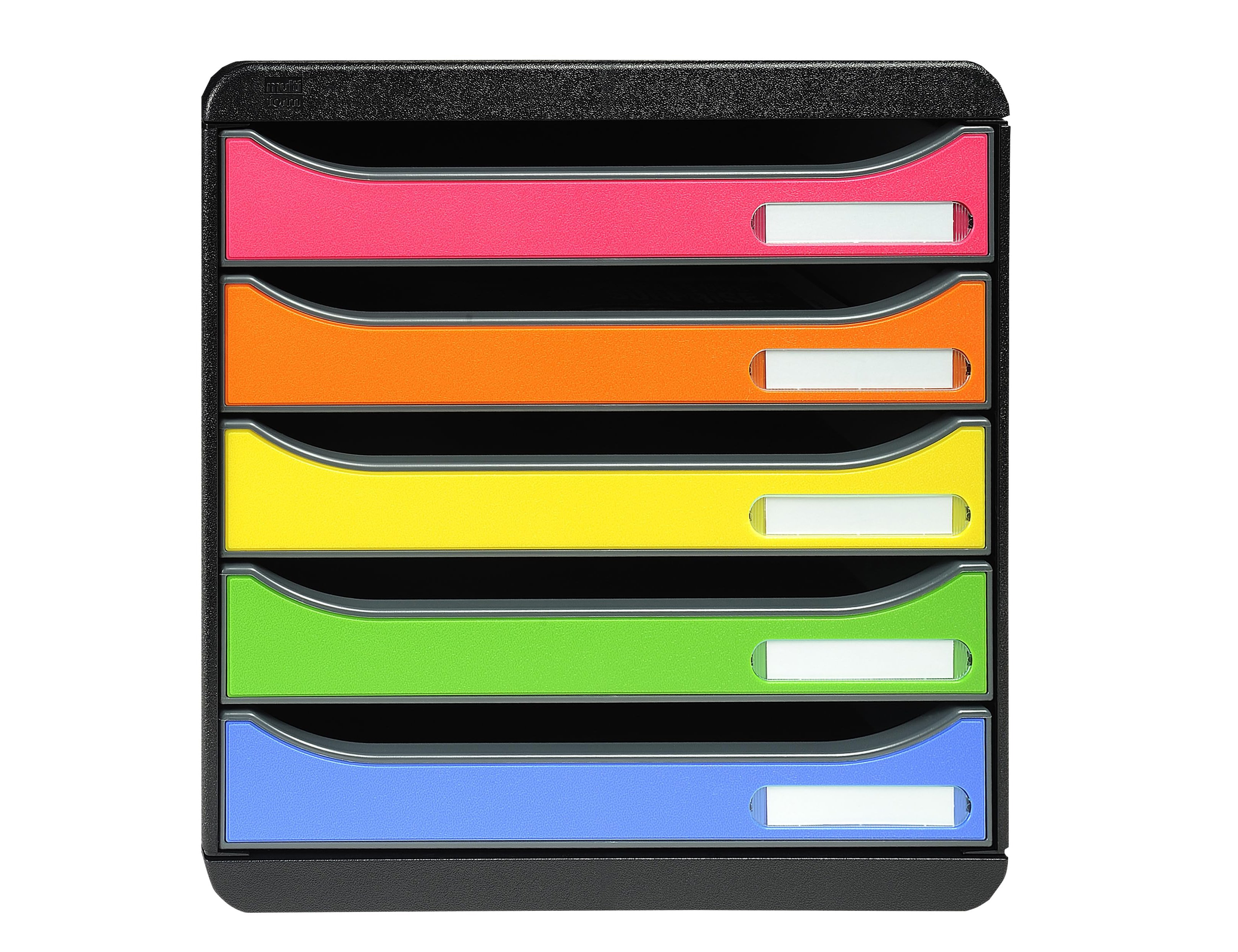 Bloco classificador de secretaria exacompta big-box plus classic iderama arlequin 5 gavetas multicolor 347x278x271 mm ( Imagem 4 de 11 ) - Preview