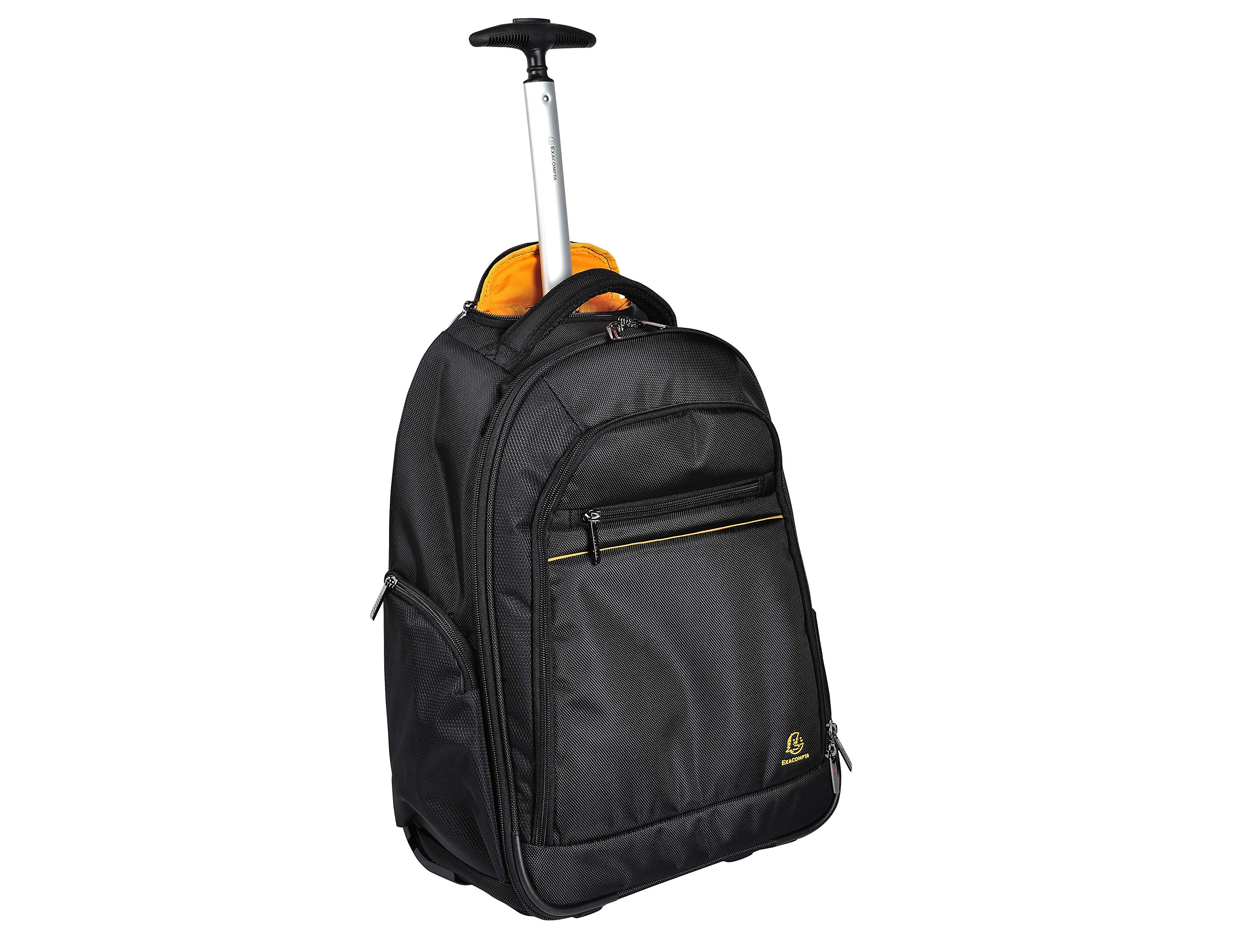 Mochila para portatil exacompta exactive exabusiness ate 15.6/' com rodas e asa telescopica preta 370x240x540 mm ( Imagem 5 de 9 ) - Preview