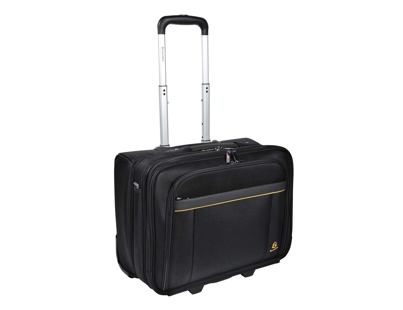 Mala para portatil exacompta exactive ate 15.6/' com rodas e asa telescopica preta 450x255x395 mm ( Imagem 3 de 11 ) - Preview