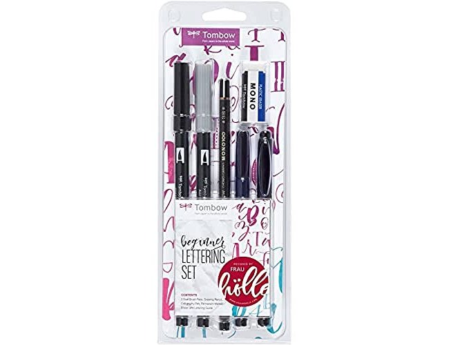 Conjunto caligrafia tombow lettering beginner para principiante 6 pecas ( Imagem 3 de 3 ) - Preview