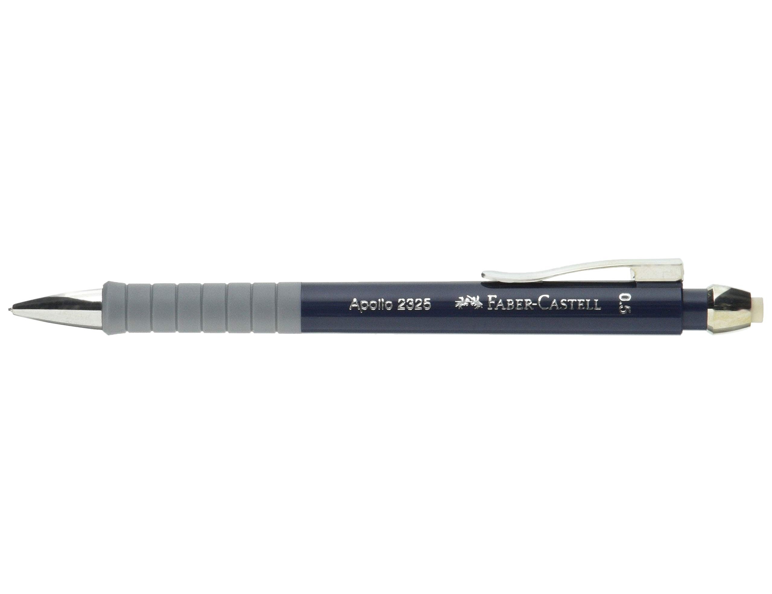 Lapiseira faber castell 0.5 mm apollo retratil cor azul escuro (5 unidades) ( Imagem 3 de 5 ) - Preview
