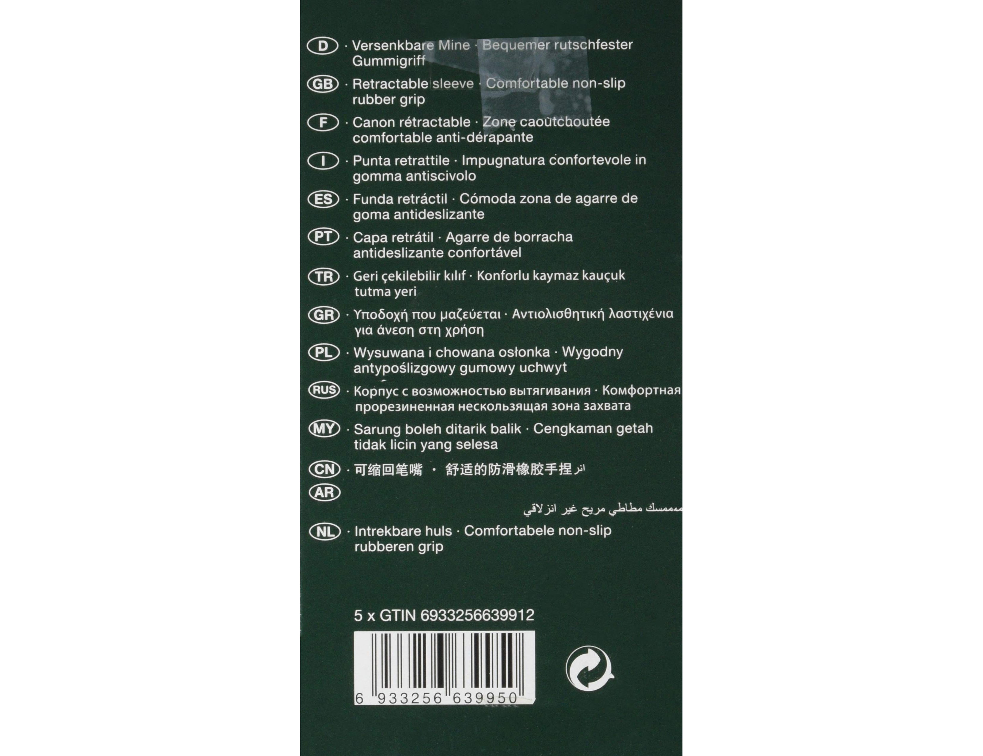 Lapiseira faber castell 0.5 mm apollo retratil cor azul escuro (5 unidades) ( Imagem 5 de 5 ) - Preview