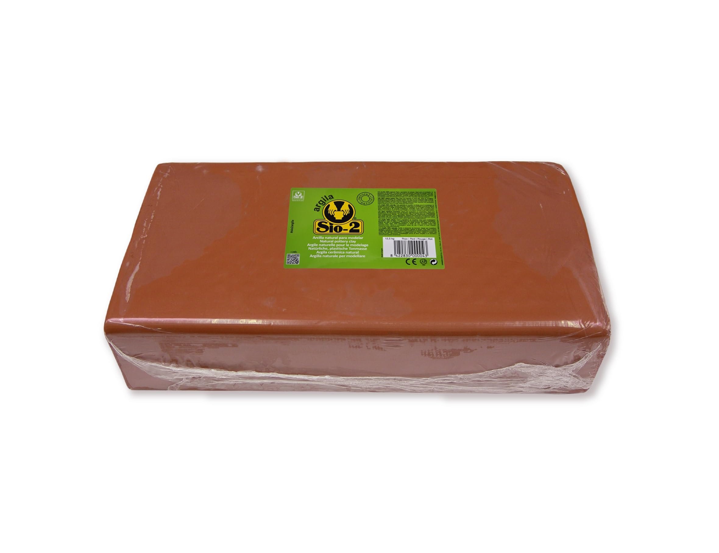 Red SiO2 clay, 12.5 kg pack ( Imagem 3 de 3 ) - Preview
