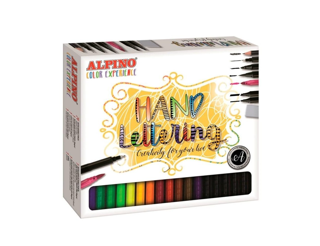 Conjunto desenho alpino color experience lettering ( Imagem 3 de 8 ) - Preview