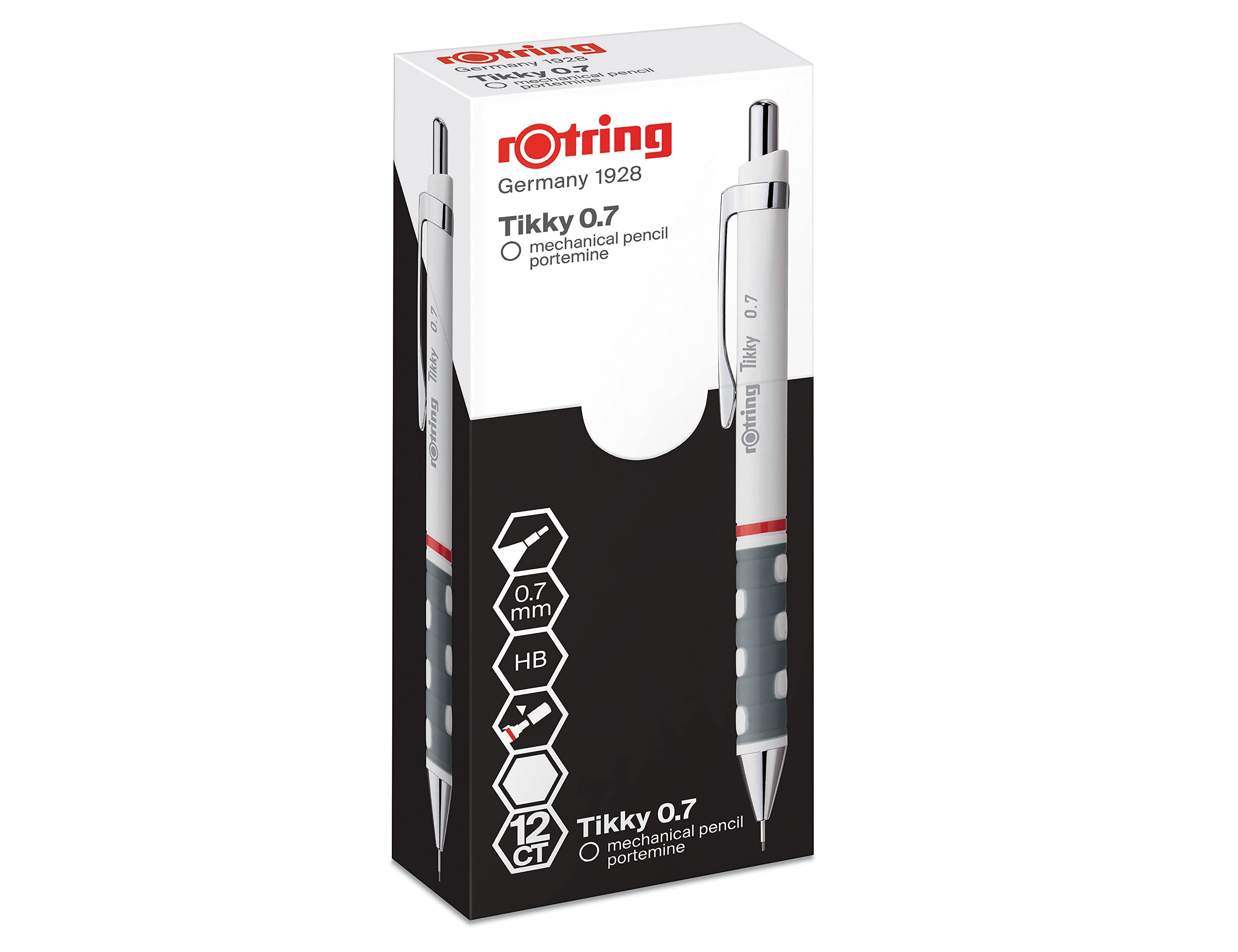 Lapiseira rotring tikky 0,7 mm branca (12 unidades) ( Imagem 3 de 10 ) - Preview