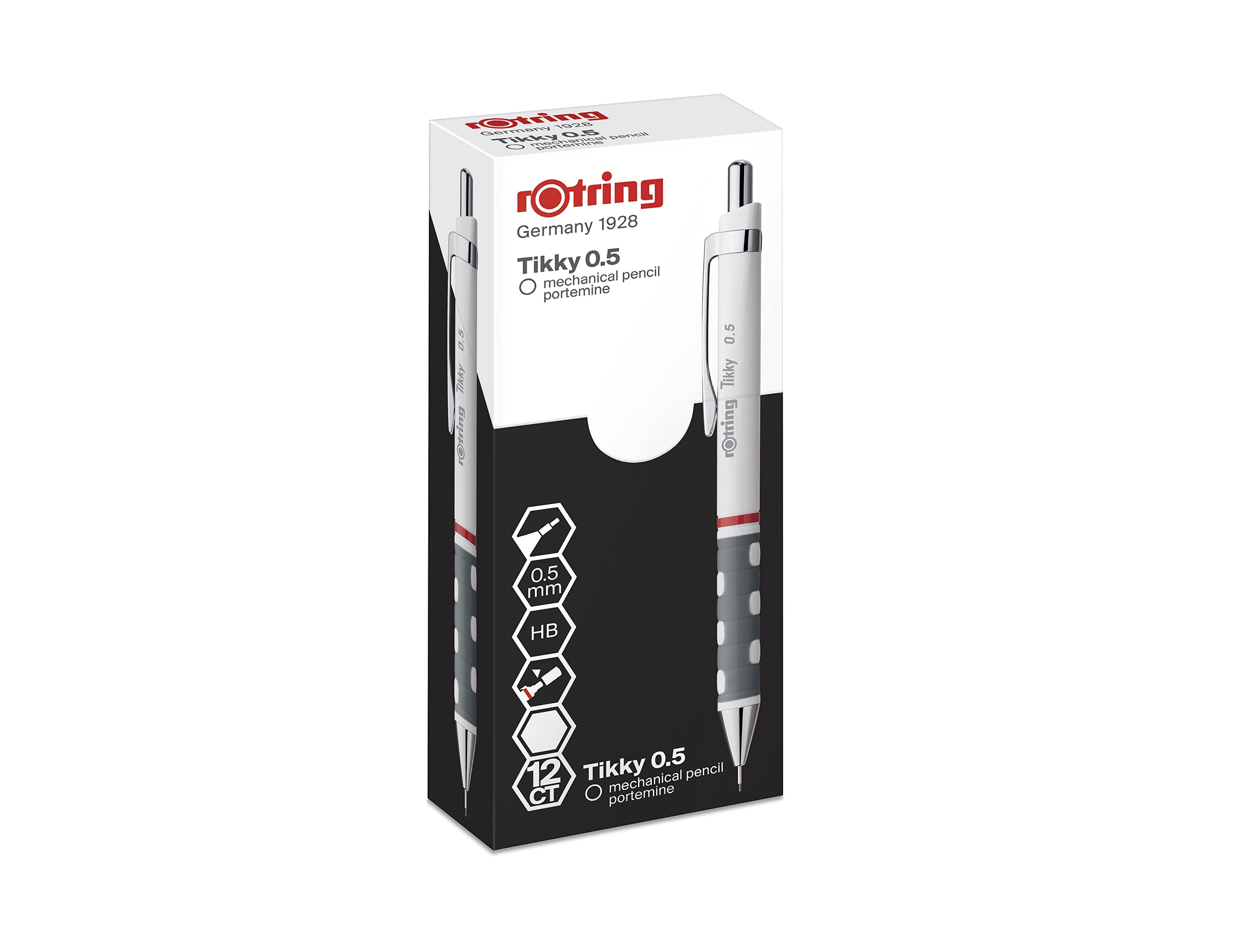 Lapiseira rotring tikky 0,5 mm branca (12 unidades) ( Imagem 3 de 9 ) - Preview