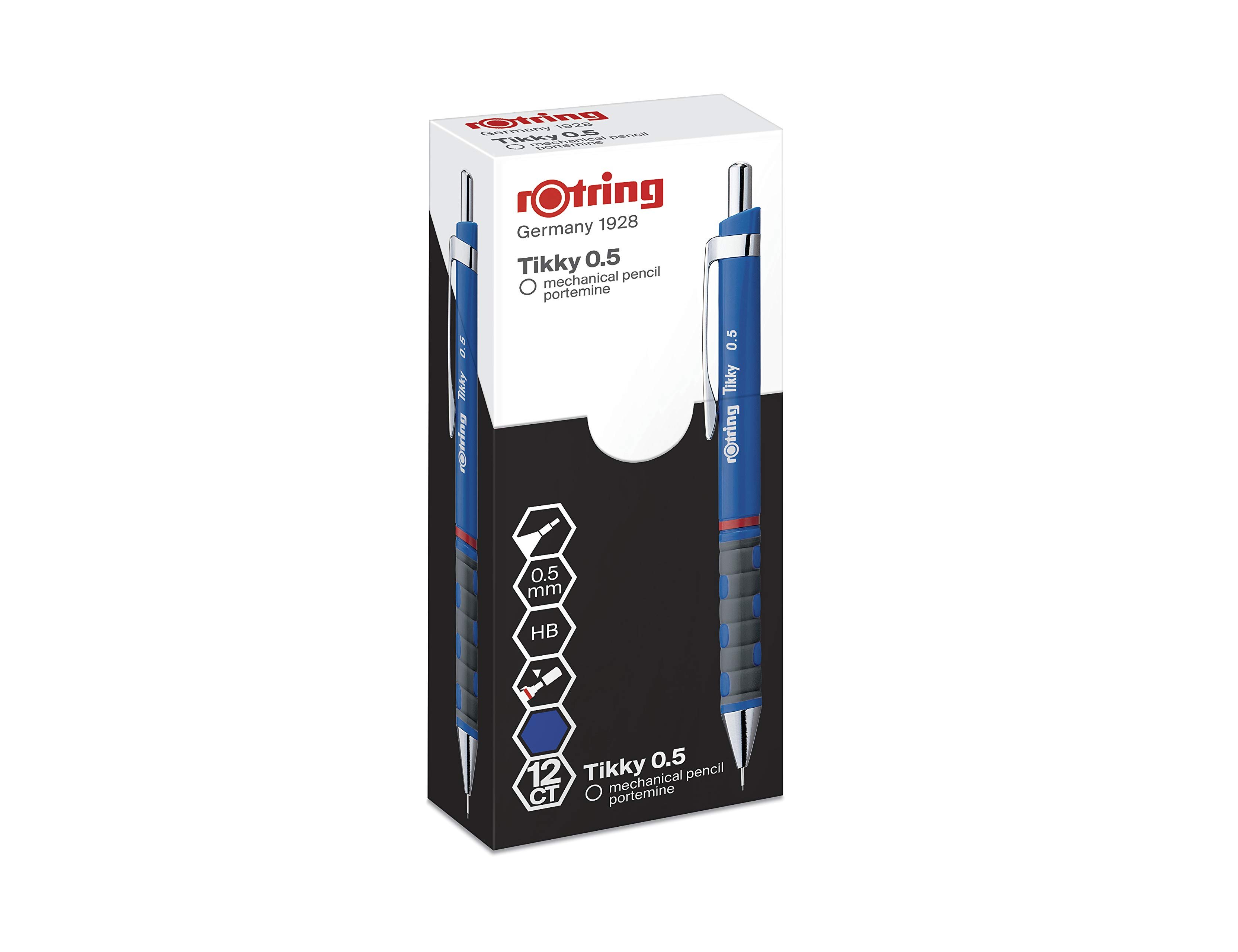 Lapiseira rotring tikky 0,5 mm azul (12 unidades) ( Imagem 3 de 8 ) - Preview