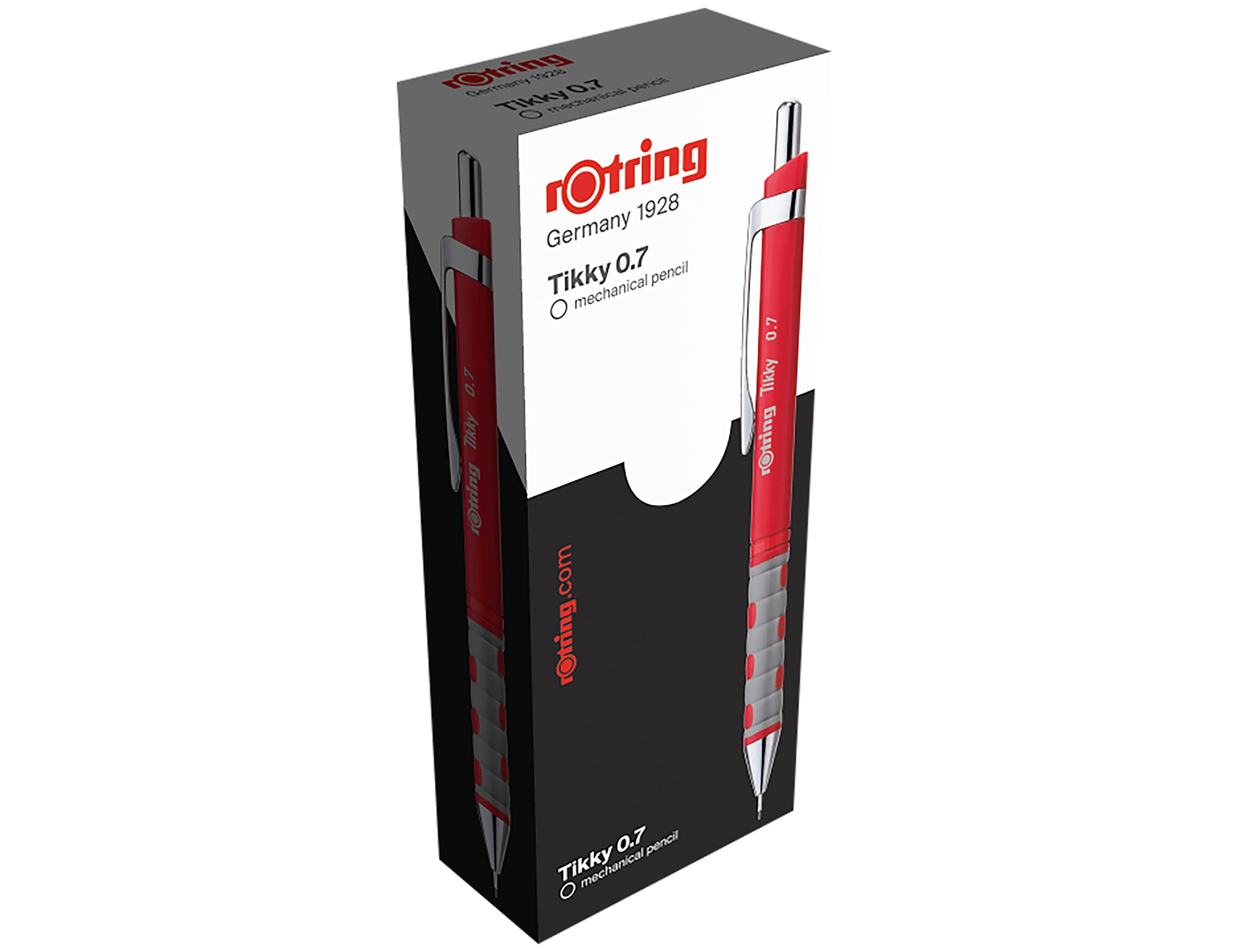 Lapiseira rotring tikky 0,7 mm vermelha (12 unidades) ( Imagem 3 de 9 ) - Preview