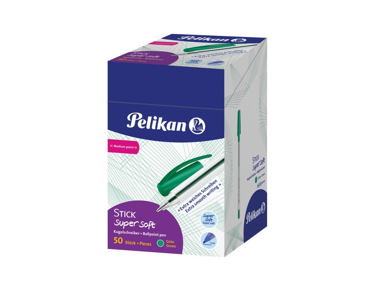 Esferografica pelikan stick super soft verde (50 unidades) ( Imagem 4 de 8 ) - Preview