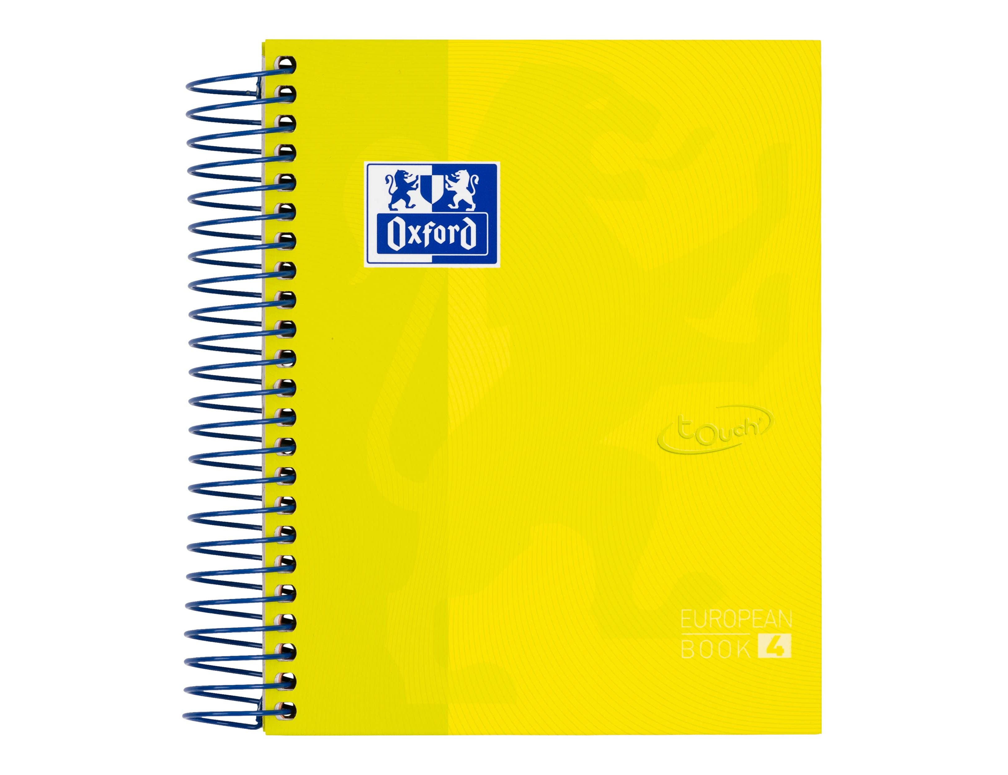 Caderno espiral oxford ebook 4 capa extradura 8º 120 folhas quadricula 5 mm cores sortidas touch (5 unidades) ( Imagem 5 de 10 ) - Preview