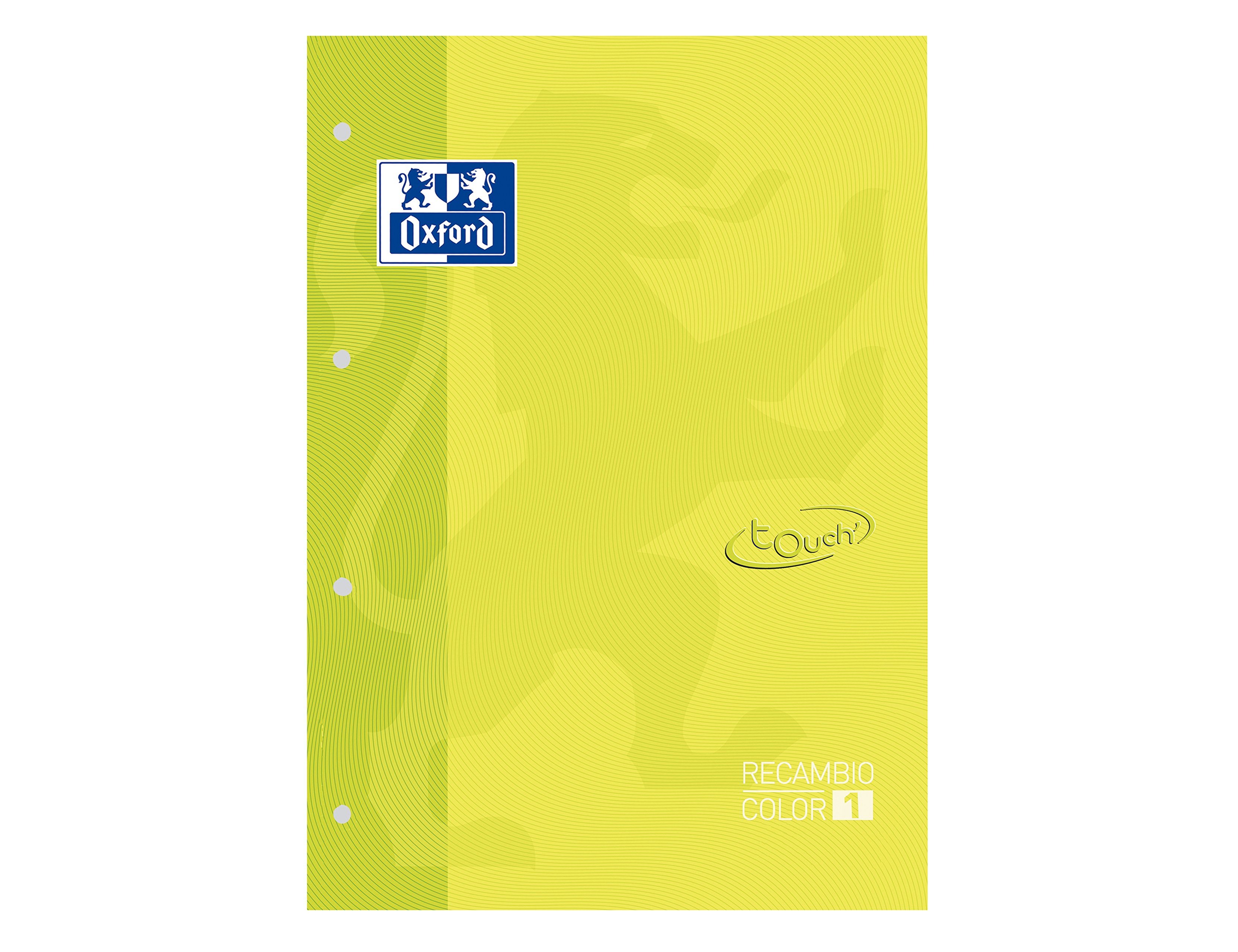 Recarga color 1 oxford din a4+ 80 folhas 90 gr quadricula 5 mm capa suave 4 furos lima touch (5 unidades) ( Imagem 3 de 7 ) - Preview