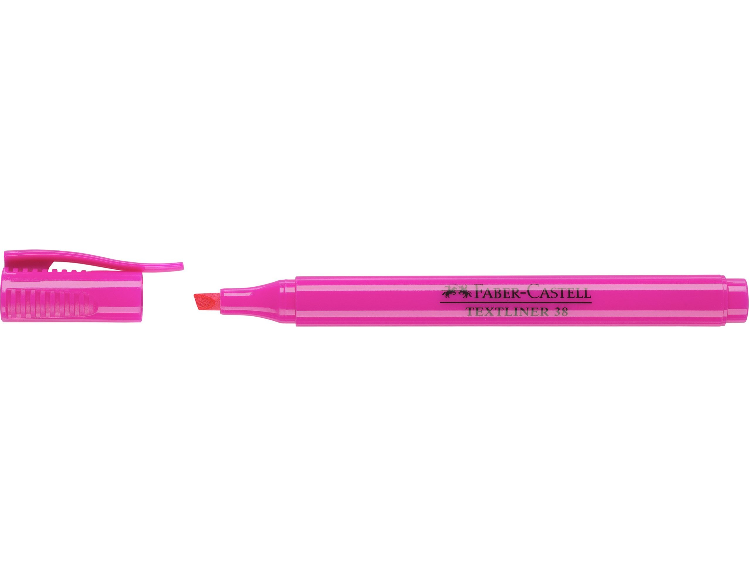 Marcador faber fluorescente textliner 38 rosa (10 unidades) ( Imagem 3 de 5 ) - Preview